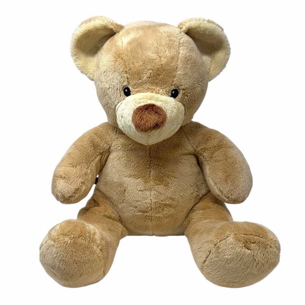 Build a Bear Velvet Hugs Brown Tan Soft Plush Teddy  14" Soft Sewn Eyes